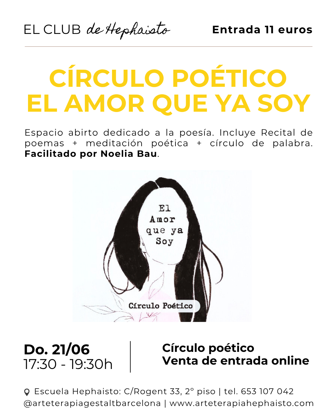 El Club de Hephaisto Junio Circulo Poetico Con Noelia Bau
