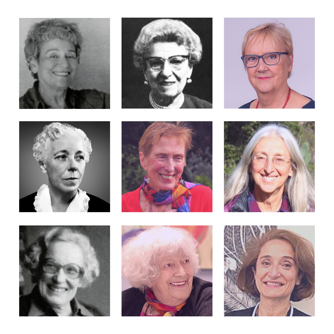 Mujeres que abrieron camino en arteterapia y gestalt: Laura Perls, Jolande Jacobi, Bettina Egger, Karen Horney, Natalie Rogers, Pat.b.Allen, Marie-Louise von Franz,  Violet Oaklander, Marián López Fernández Cao.